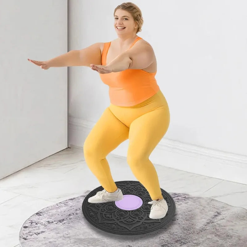 Wobble Balance Board — Non-Slip Portable Stability Trainer for Core, Hips & Legs