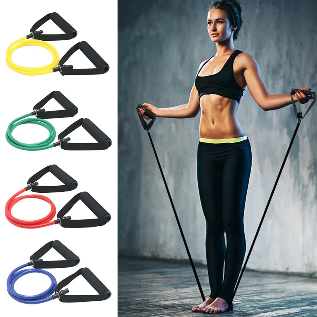 LISM 1.2M Yoga Pull Rope — Bamboo Fiber & TPE Resistance Band for Strength & Flexibility