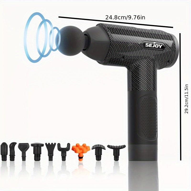Sejoy 30 speeds Massage Gun Percussion Massager Fascia Gun Deep Tissue Muscle Vibrating Relax
