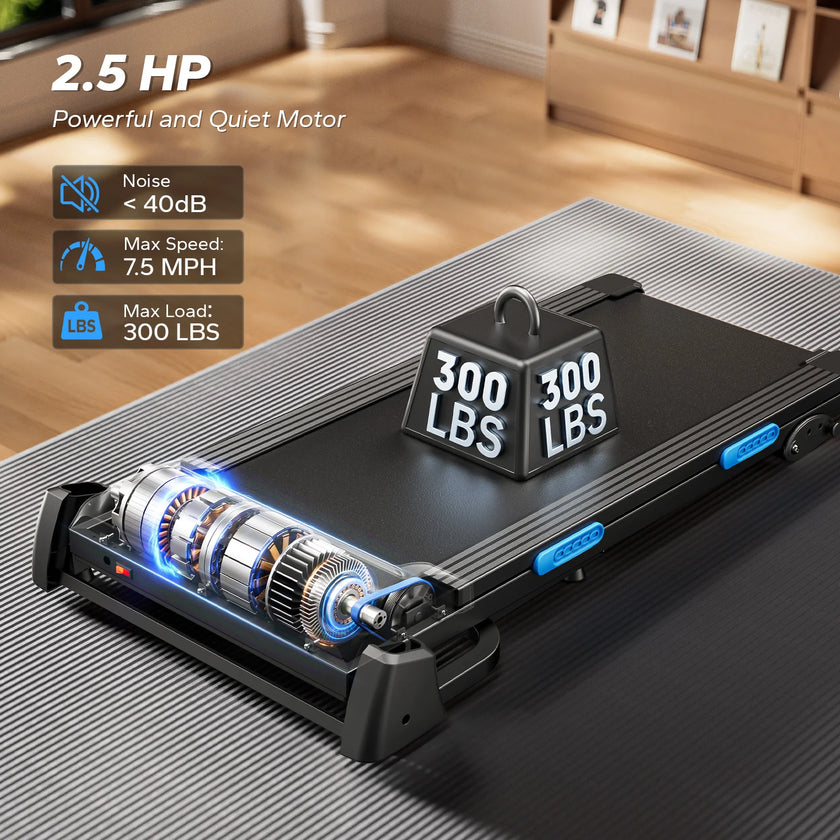 MERACH T12 Foldable Incline Treadmill – Compact, Powerful, and Smart