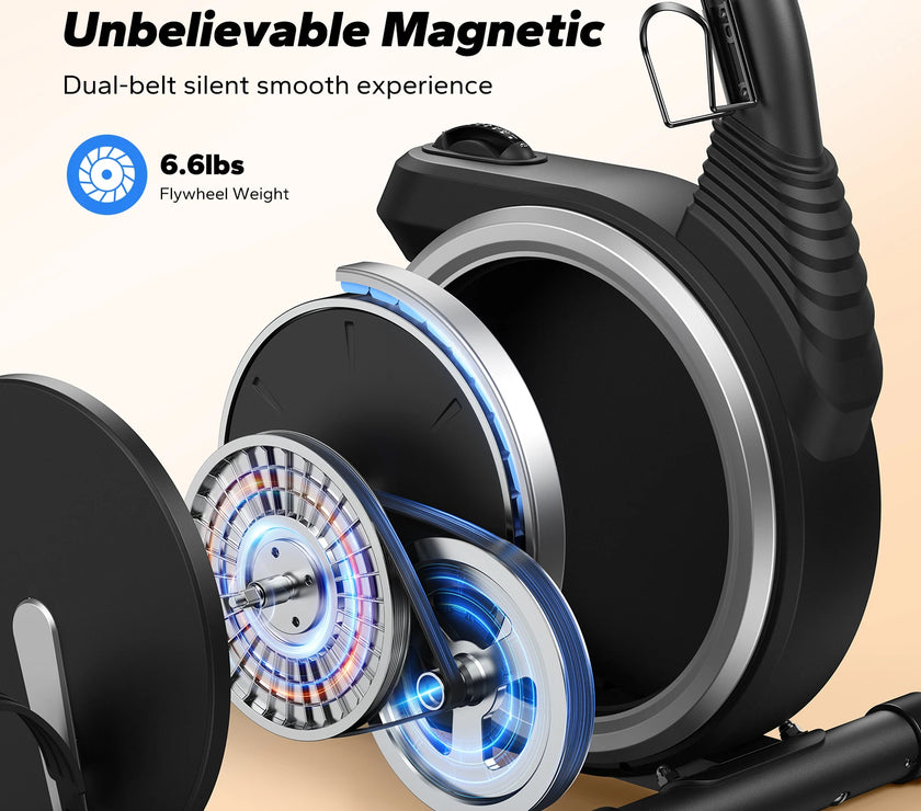 MERACH S19B1 magnetic indoor cycling bike black