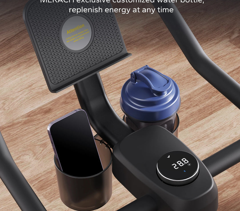 MERACH Magnetic Resistance Exercise Bike - S26B2 | Adjustable Seat & Resistance for Home Gym Workouts