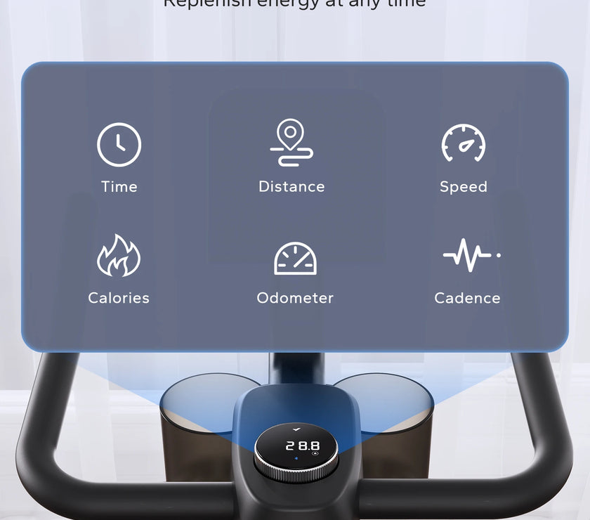 MERACH Magnetic Resistance Exercise Bike - S26B2 | Adjustable Seat & Resistance for Home Gym Workouts