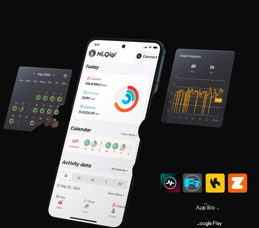 mobile application included