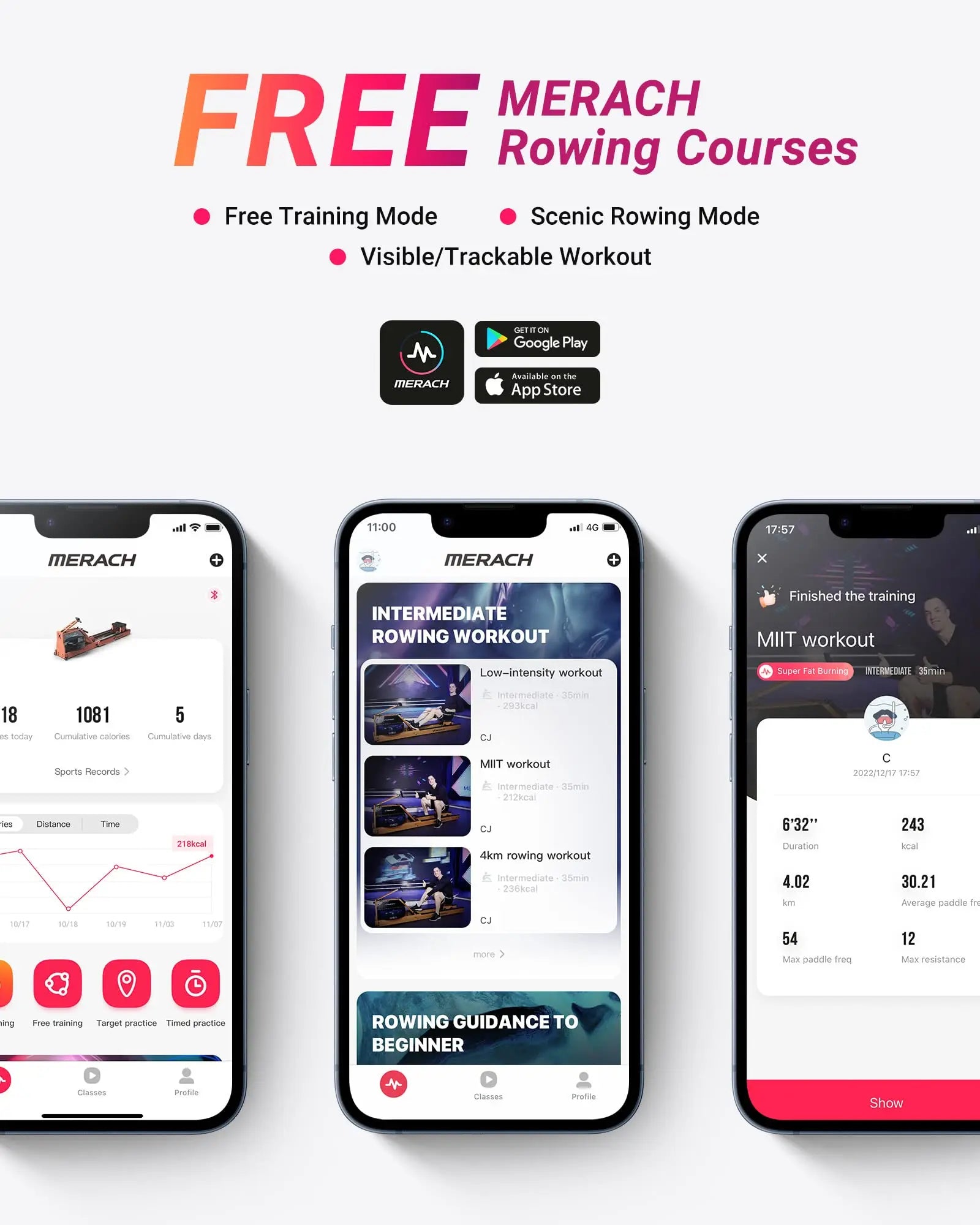 MERACH 950 Water Electromagnetic Rowing Machine – Foldable, LCD Display, Oak Wood Frame, Maximum 350 lbs Capacity