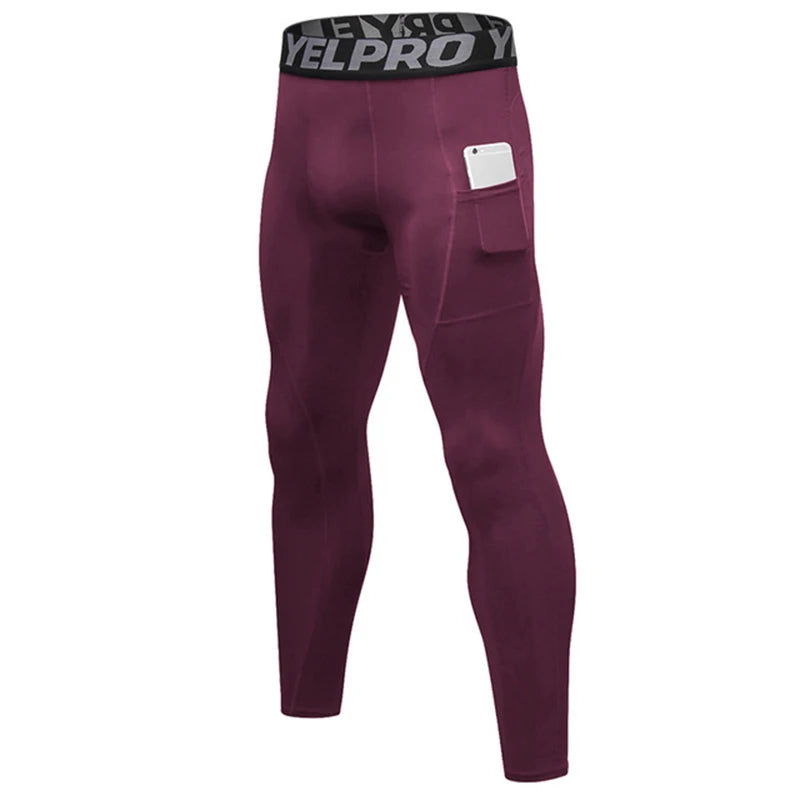 High-performance workout leggings with muscle support and moisture-wicking fabric
