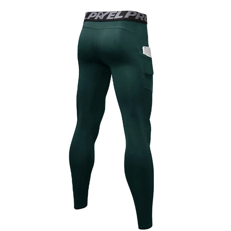 KHADGAR Compression Tights – Quick-Dry Athletic Leggings for Men & Women