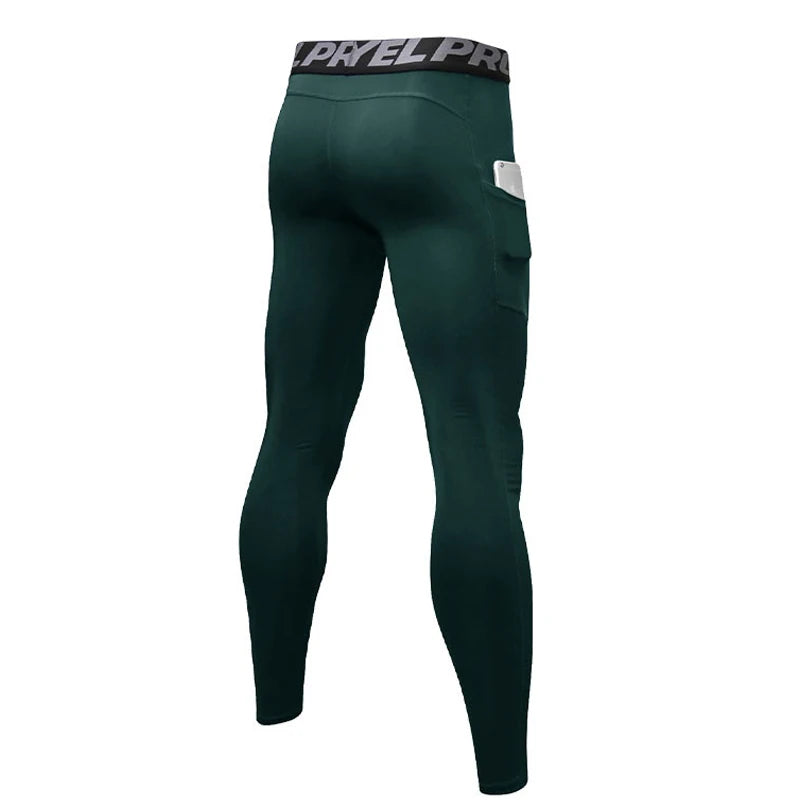 KHADGAR Compression Tights – Quick-Dry Athletic Leggings for Men & Women
