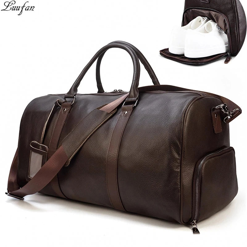 PU Leather Gym Bag