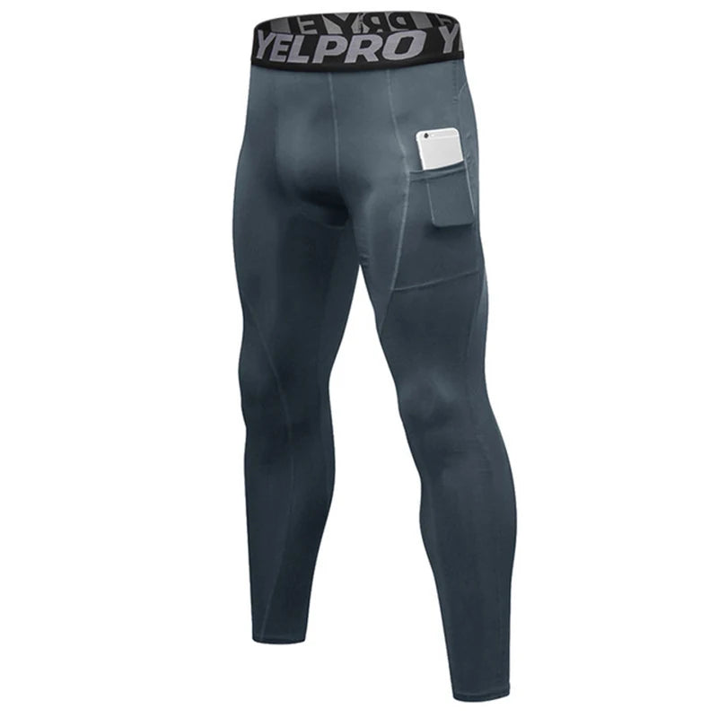 KHADGAR Compression Tights – Quick-Dry Athletic Leggings for Men & Women