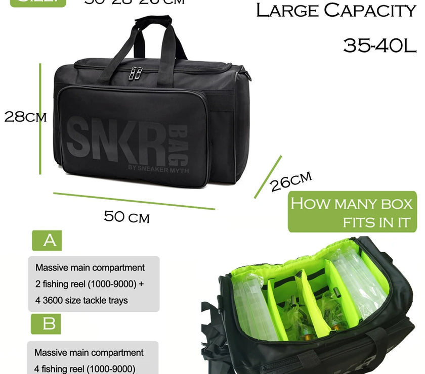 SNKR Multifunctional Adjustable Gym Bag — Lightweight, Durable & Travel-Ready