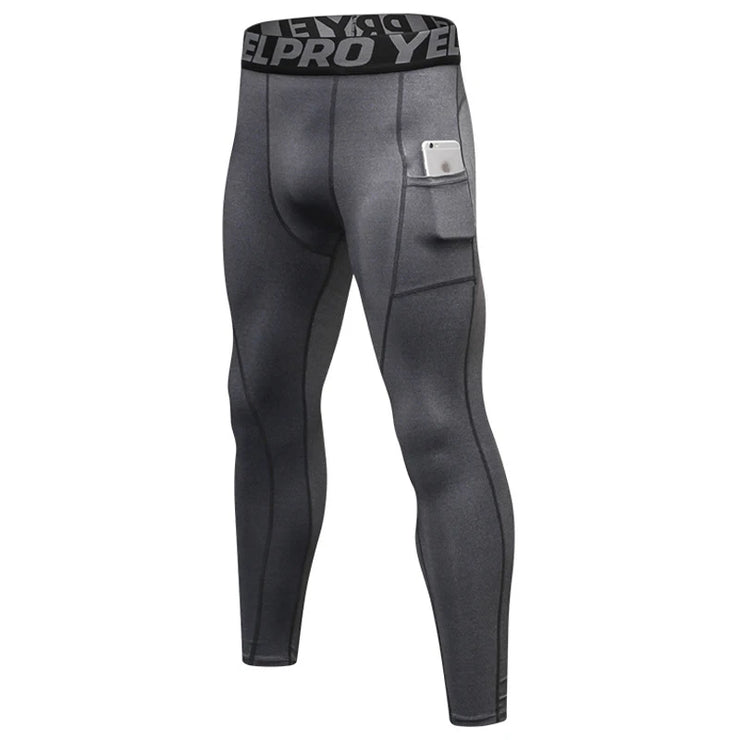 High-stretch, breathable fabric of KHADGAR performance tights