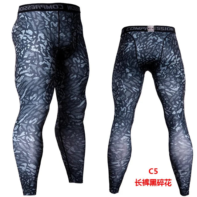 Camo Compression Jogging Tights