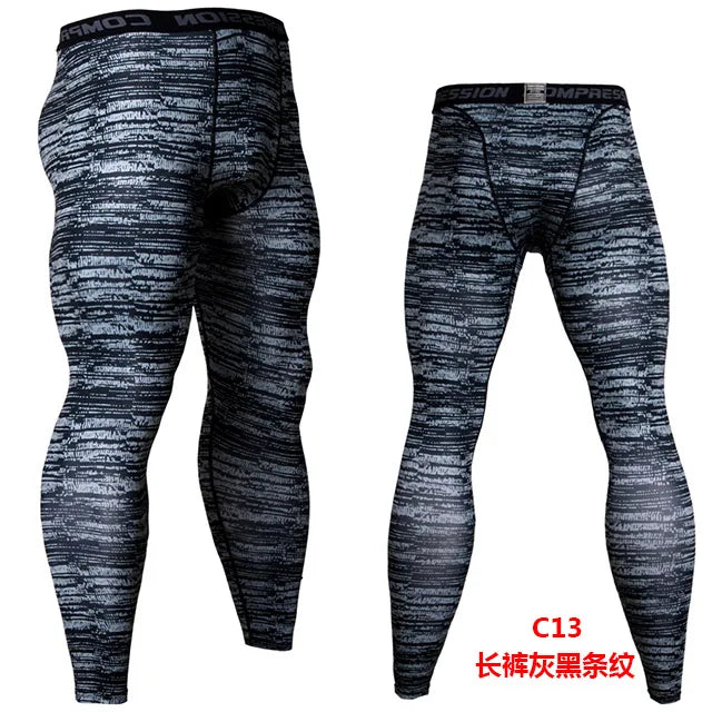 Camo Compression Jogging Tights