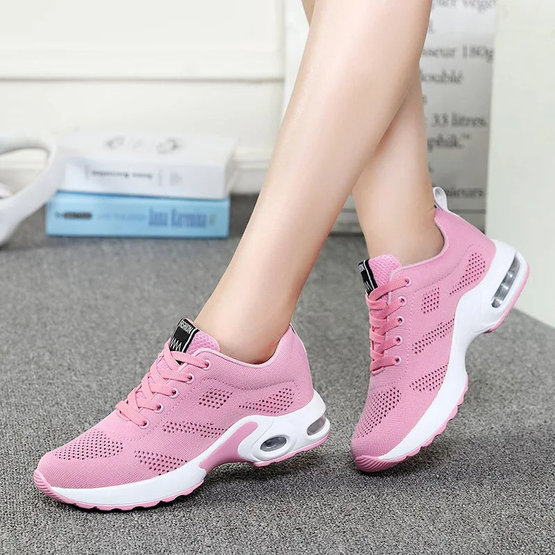 Breathable Solid Color Running Shoes