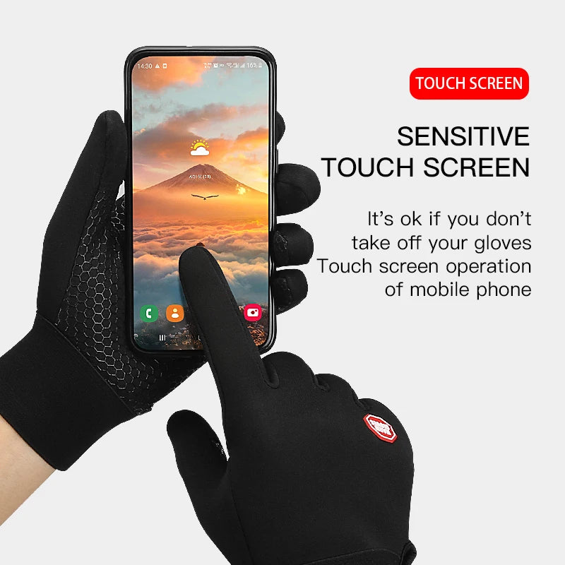 Touch Screen Cycling Gloves With Wrist Support