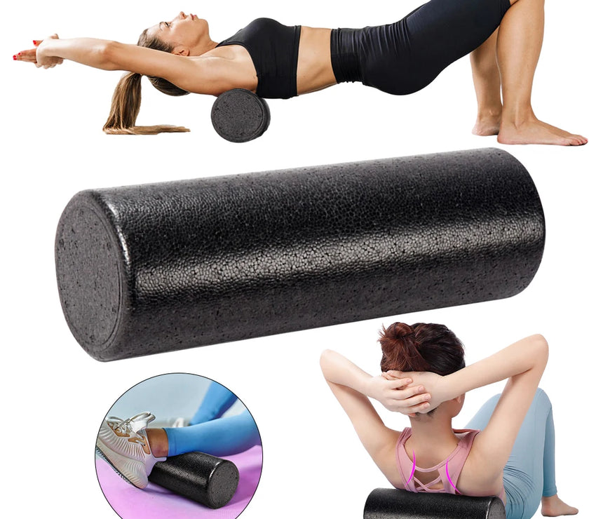 12 Inch High-Density Back Foam Roller Foam Massage Roller Deep Tissue Massager for Back Legs Exercise Yoga Physical Activities