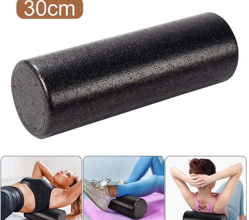 12 Inch High-Density Back Foam Roller Foam Massage Roller Deep Tissue Massager for Back Legs Exercise Yoga Physical Activities