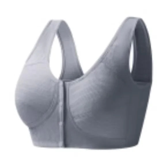 Front Zipper Seamless Sport Bra