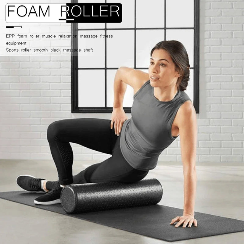 APWIKOGER EPP Foam Roller — Yoga & Pilates Muscle Massage Roller (30×15 cm / 45×15 cm, Back & Full-Body Recovery)