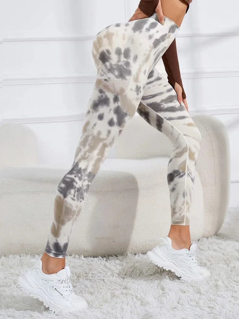 Tie Dye Booty Lifting Fitness Leggings