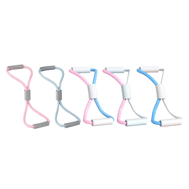 8 Shaped Resistance Band, Back Stretching, Pull Rope Beauty Back Yoga Artifact Stretch Fitness Band  Yoga, Training