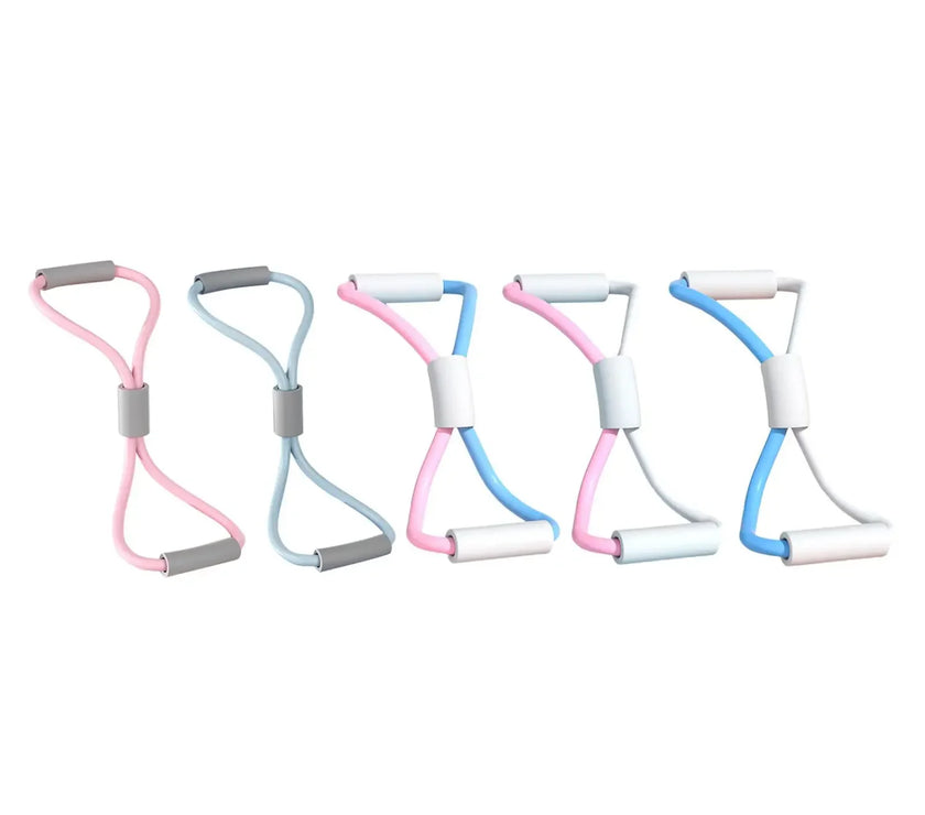 8 Shaped Resistance Band, Back Stretching, Pull Rope Beauty Back Yoga Artifact Stretch Fitness Band  Yoga, Training