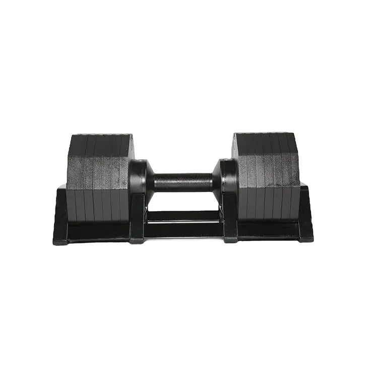 SANSHIKJ Decagonal Adjustable Dumbbell — Cast-Iron/Steel, Quick Weight Selection (20/24/32/36/40 kg per dumbbell) | Model SSKJ-DB049