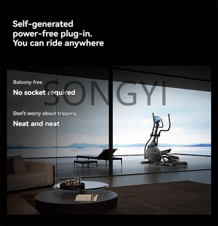 Elliptical machine smart home gym space walker silent stepper sports equipment