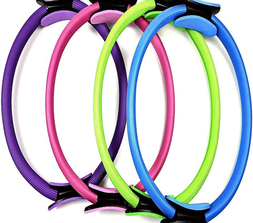 Set of colorful bicycle tires on a white background