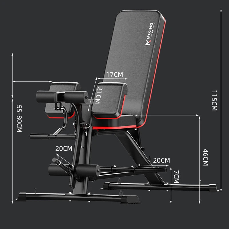 SANSHIKJ Multi-Functional Fitness Chair – Adjustable Weight Bench & Roman Chair