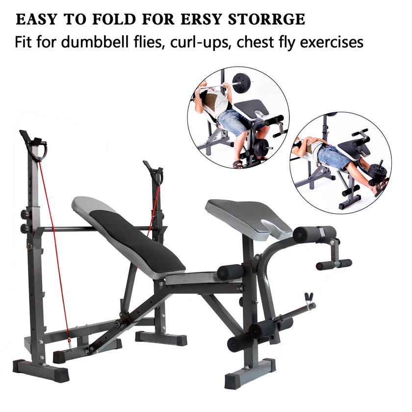 Artudatech Olympic Weight Bench Set – 5-in-1 Multifunctional Home Gym
