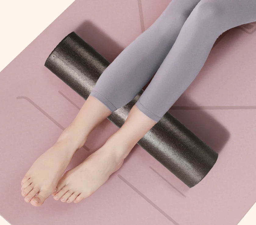 12 Inch High-Density Back Foam Roller Foam Massage Roller Deep Tissue Massager for Back Legs Exercise Yoga Physical Activities