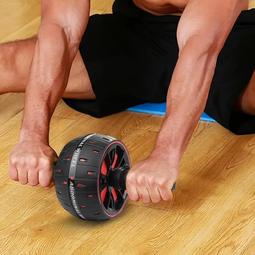 SpokenFitness Silent Ab Roller — Dual-Wheel Core & Balance Trainer (Unisex) | Home Abdominal Exercise