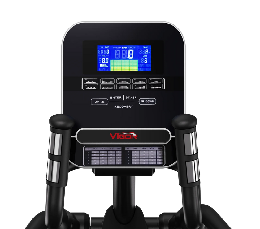 YTYIN Magnetic Elliptical Trainer – 16-Level Silent Resistance, Front Drive, LCD Display, 150KG Capacity for Home Cardio