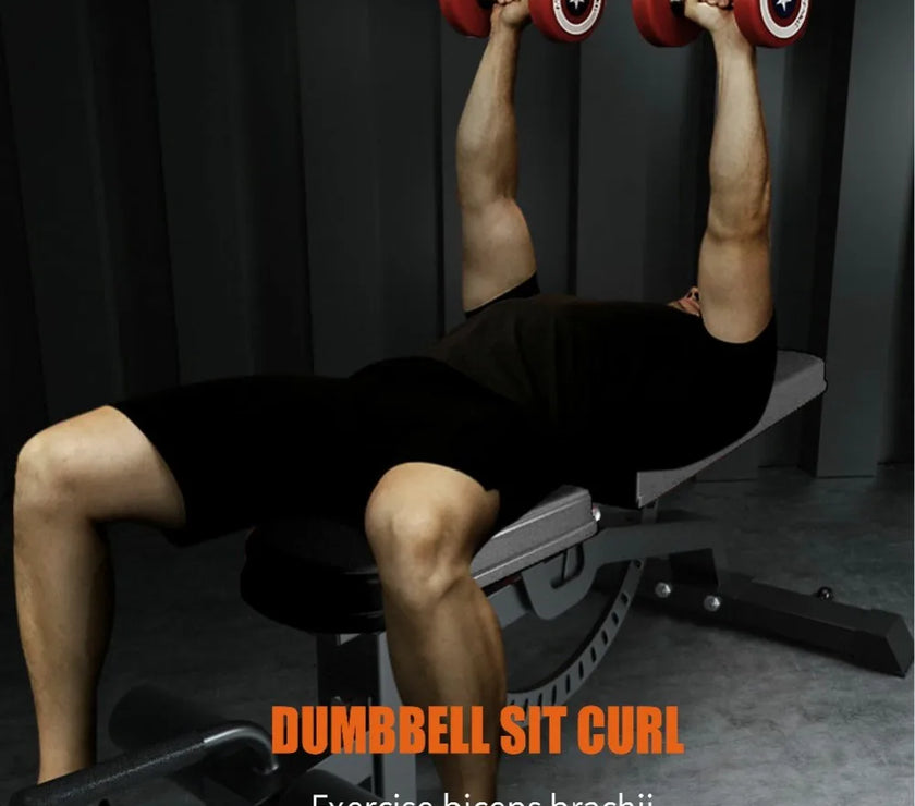 SpokenFitness Adjustable Weight Bench – Heavy-Duty 1000 LBS Capacity