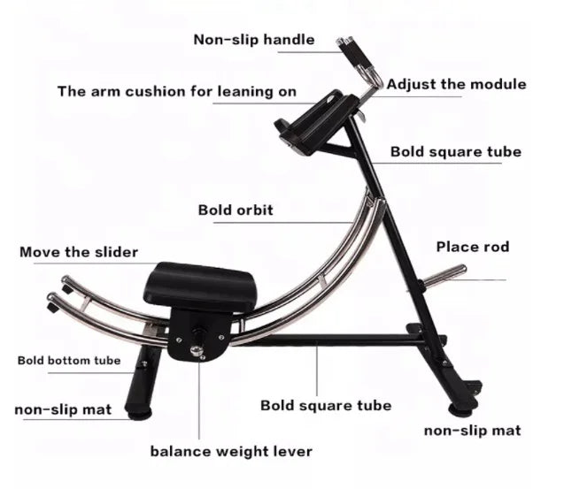 waist machine muscle training machine device folding roller belly machine