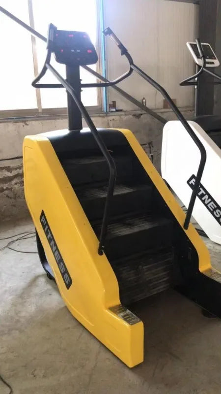 Commercial Stair Climber Machine - Stepper Cardio & Strength Trainer for Gym/Home | Heavy-Duty Stairmaster Climbing Stepper w/ LCD Display | Cardio, Leg & Glute Workout Equipment