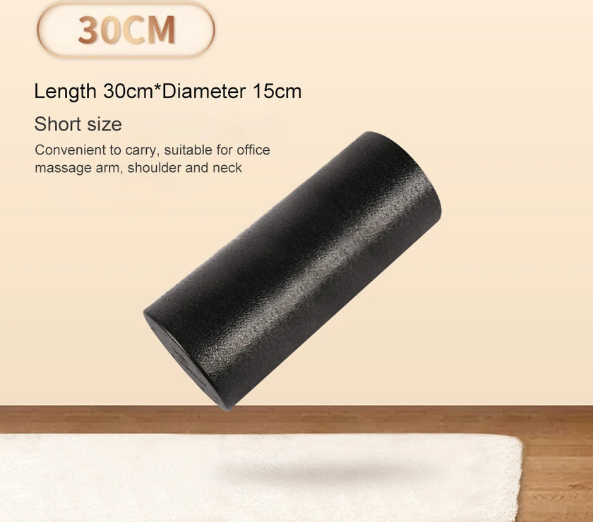 12 Inch High-Density Back Foam Roller Foam Massage Roller Deep Tissue Massager for Back Legs Exercise Yoga Physical Activities
