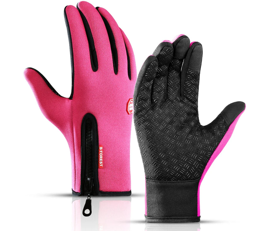 Touch Screen Cycling Gloves With Wrist Support