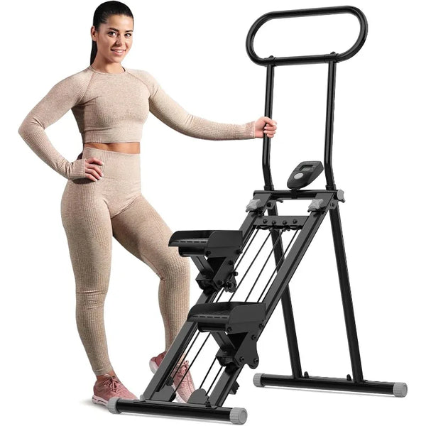 Stair Stepper for Home,Folding Cardio Stair Climber for Full Body Workout,Vertical Climber Exercise Machine