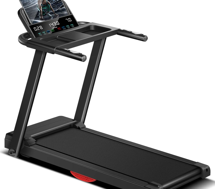 SPOKENFITNESS Folding Treadmill – Quiet, Powerful &amp; Joint-Friendly