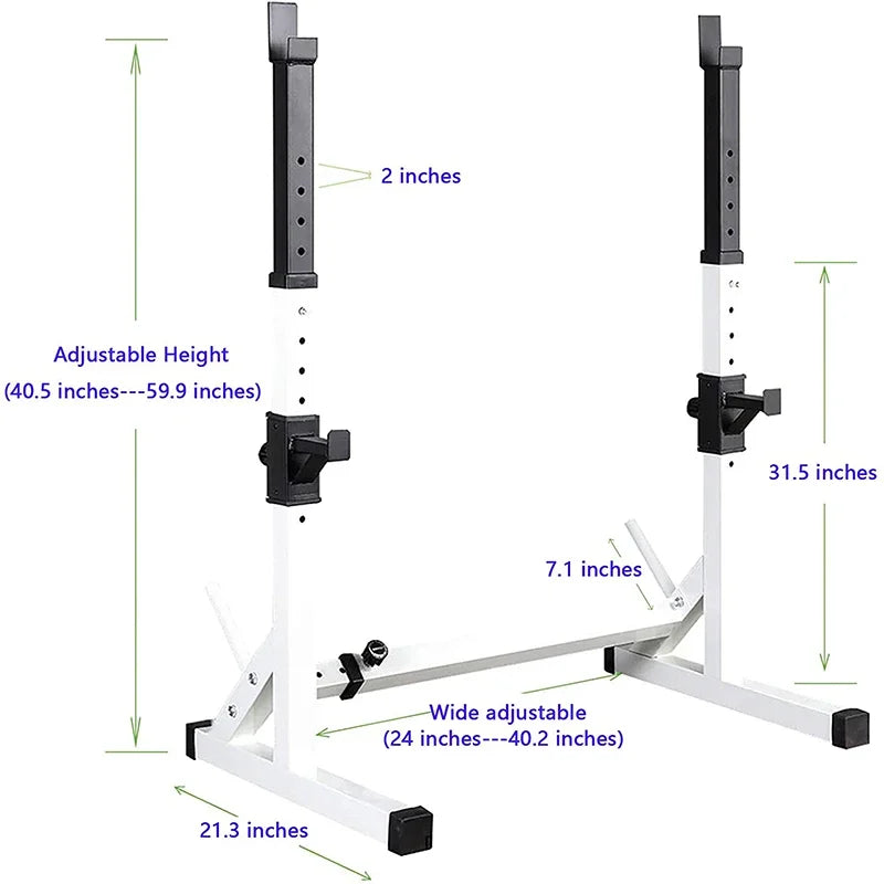 SpokenFitness Squat Rack YB-32 – Heavy-Duty Strength Training for Home & Gym