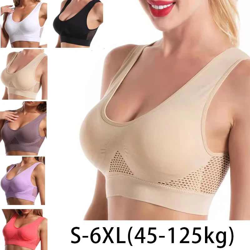 Seamless Large Sports Bra Support & Comfort