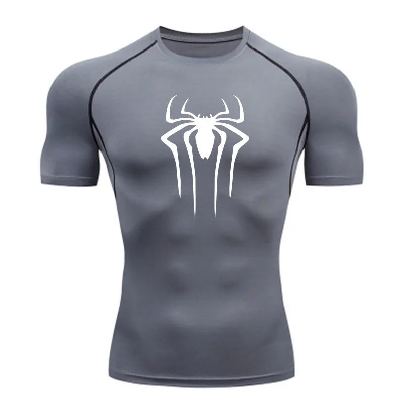 Men’s Quick-Dry Compression Sports Top – Breathable & Stylish