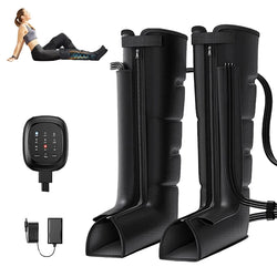 VamsLuna Cycling Compression Boots (Non-Electronic) — Leg Massage Sleeves, 3-Level Fit, 6 Configurations, CE Certified