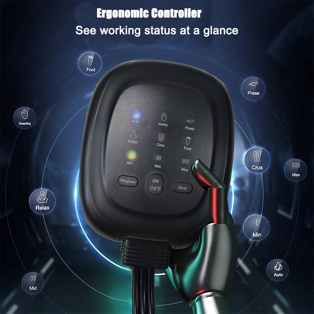 VamsLuna Cycling Compression Boots (Non-Electronic) — Leg Massage Sleeves, 3-Level Fit, 6 Configurations, CE Certified