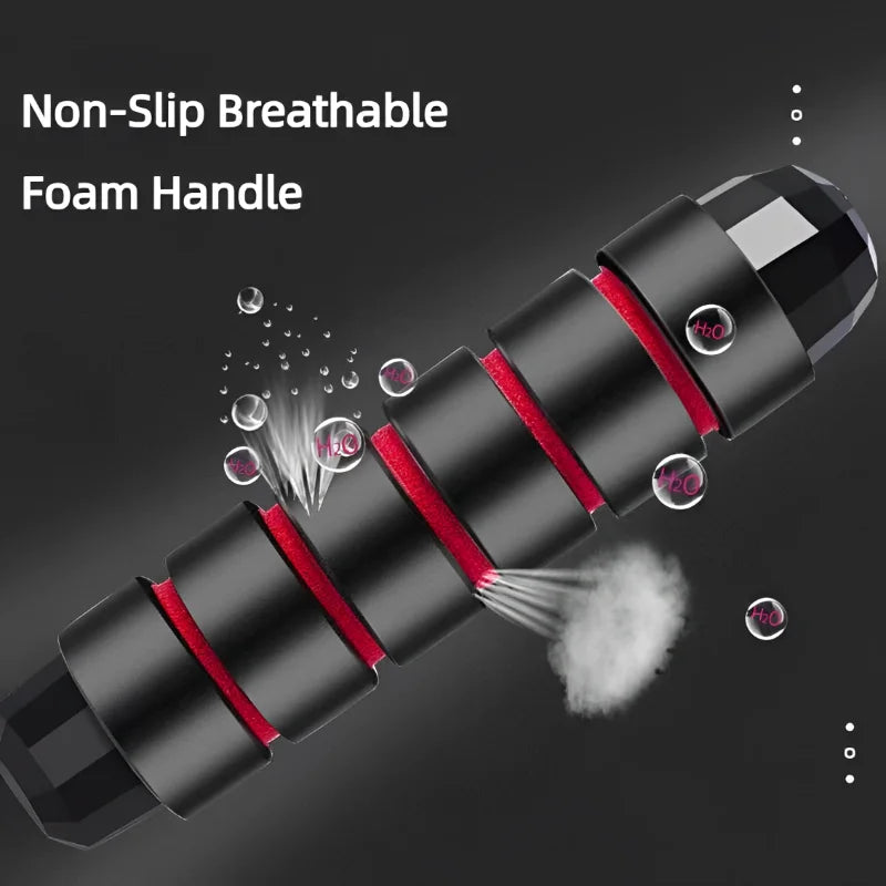 Adjustable Steel Wire Jump Rope – Tangle-Free Cardio Trainer
