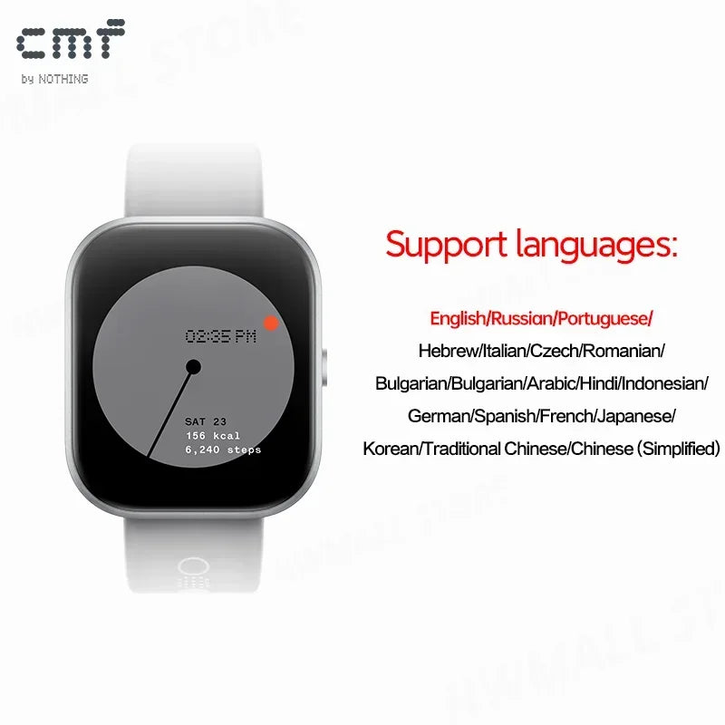 1.96" AMOLED Bluetooth 5.3 GPS Smartwatch