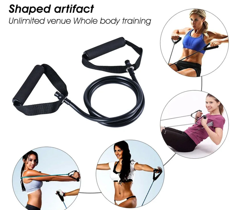 1.2M Yoga Pull Rope TPE Fitness Training Resistance Bands Fitness Gum Elastic Rubber Expander Workout Exercise Equipment Band